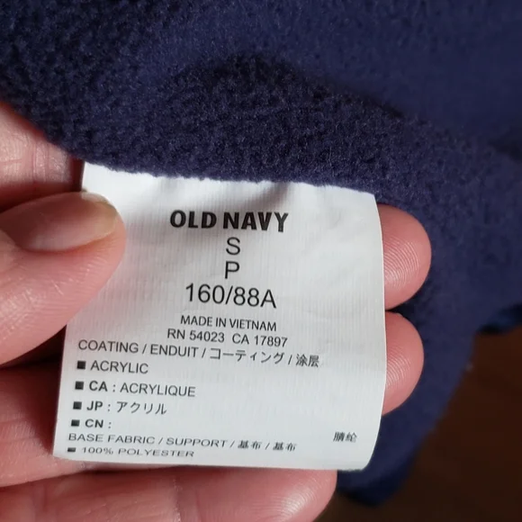 Old Navy Blue puffer vest - Picture 5 of 5